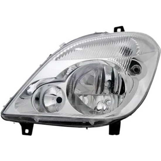 Far stanga MERCEDES SPRINTER 906 2006->2017 perioada 2009 2010 2011 2012 2013 2014 pana la an de fabricatie 2014, cu motor reglaj, semnal transparent, cu reglaj electric, cu bec H7/H7