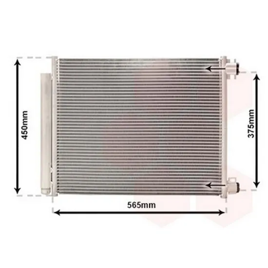 Radiator Aer Conditionat RENAULT SCENIC 4 2016-> Radiator aer conditionat toate modelele benzina /diesel 564x438x12 Perioada 2016 2017 2018 2019 2020 2021 2022