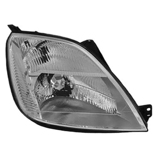 Far dreapta FORD FIESTA 5 JH 2001->2010 perioada 2001 2002 2003 2004 2005 2006 2007 2008 pana la an de fabricatie 12/2005, cu motor reglaj, semnal alb, cu reglaj electric, cu bec H4