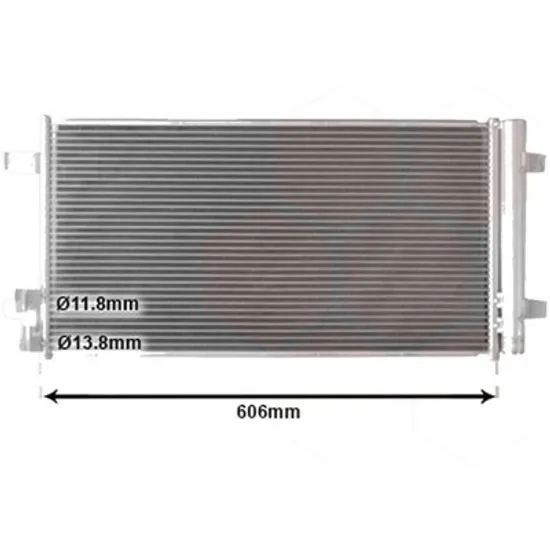 Radiator aer conditionat BMW X3 E83 2003->2011 pentru 2.0 sd, perioada 2007 2008