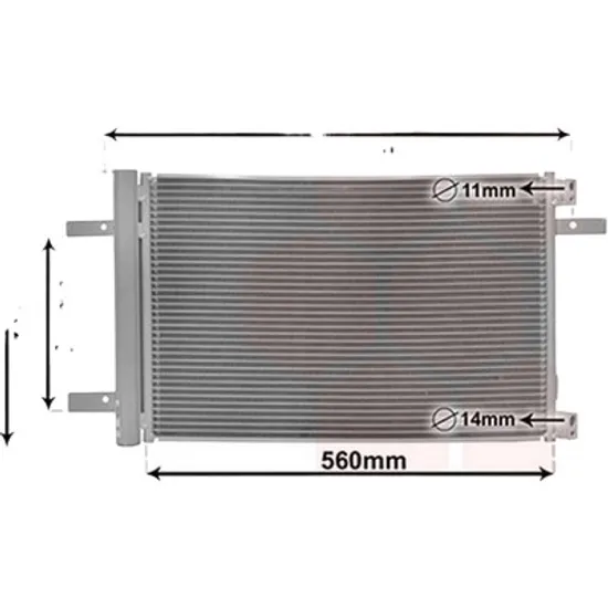 Radiator aer conditionat VW ARTEON 2017-> pentru 2.0 TSi 4motion, perioada 2018 2019 2020 2021 2022 2023