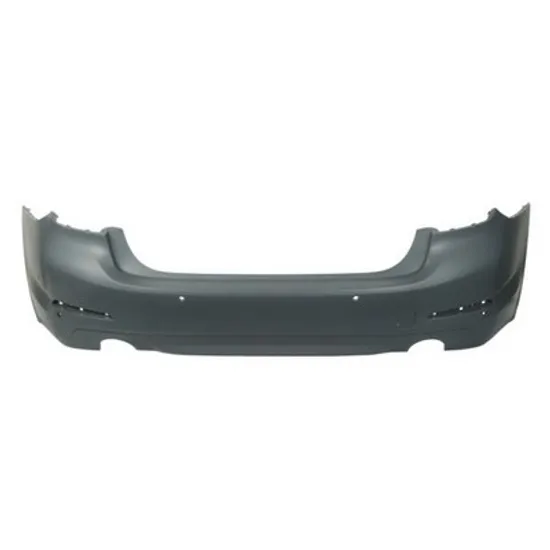 Bara Spate BMW 5 G30, F90 2016-> Bara spate pentru vopsit SEDAN (BASE LINE) (cu 2 gauri rotunde esapament simplu) (cu 6 senzori parcare) Perioada 2016 2017 2018 2019 2020