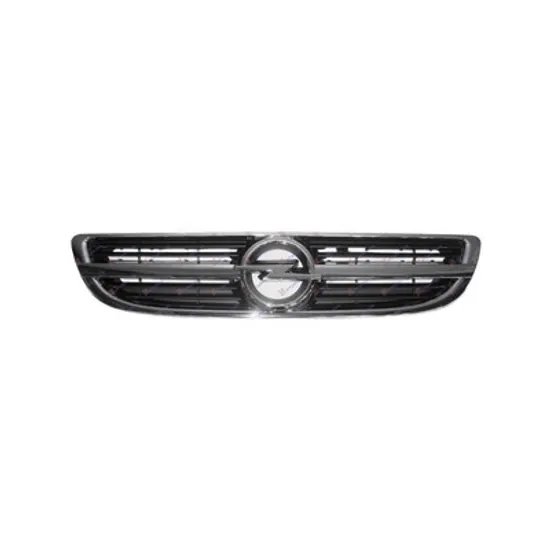 Grila Radiator OPEL ZAFIRA A 1999->2005 Grila radiator, neagra cu rama si ornament crom, 2003-> > Perioada 2002 2003 2004 2005