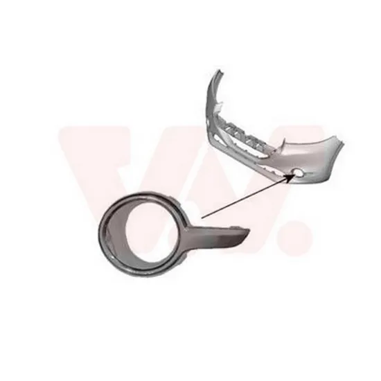 Ornament Proiector PEUGEOT 208 1 2012->2018 Rama proiector stanga negru/cromata Perioada 2012 2013 2014 2015 2016 2017 2018