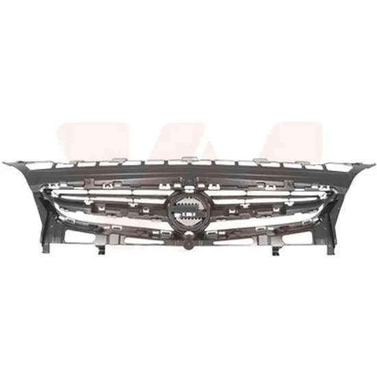 Grila radiator OPEL ASTRA J 2009->2015 perioada 2010 2011 2012 2013 2014 2015 de la an de fabricatie 06/2012, cu gauri bandou crom, superior