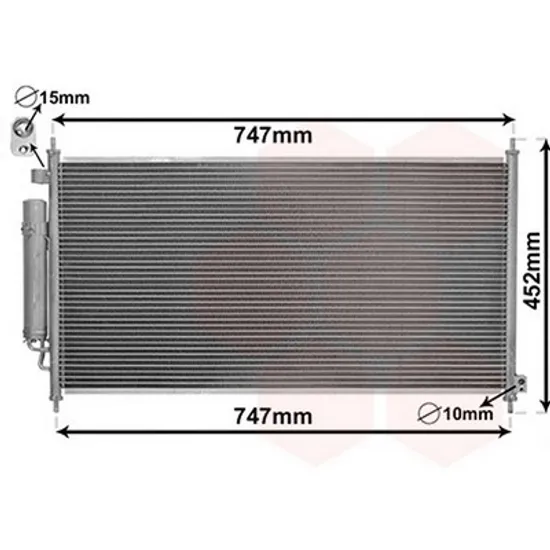 Radiator Aer Conditionat HONDA FR-V 2005-> Radiator aer conditionat 1.8 - 2.0 benzina (72,7x38) Perioada 2005 2006 2007 2008 2009