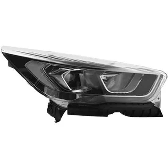Far dreapta FORD KUGA 2 2012->2019 perioada 2013 2014 de la an de fabricatie 11/2016, cromat/negru, cu reglaj electric, cu bec H15, cu bec H7, cu bec LED