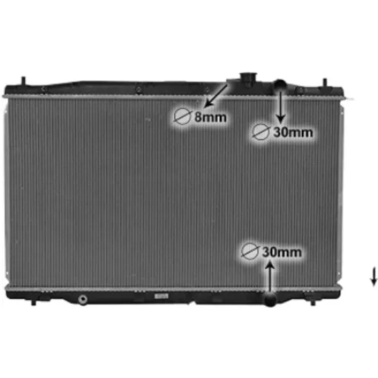 Radiator apa HONDA CR-V 4 2012->2016 pentru 1.6 i-DTEC 4WD, perioada 2015 2016 2017 2018 2019 2020