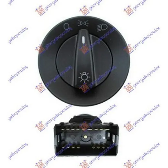 Comutator Lumini VW BORA 1998->2005 Buton comutator far (17pin) Perioada 1998 1999 2000 2001 2002 2003 2004 2005