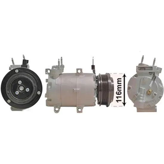 Compresor aer conditionat FORD FOCUS 3 2010->2019 1.6 Ti 92KW 125CP , pentru motor PNDA, PNDD perioada 2010 2011 2012 2013 2014 2015 2016 2017