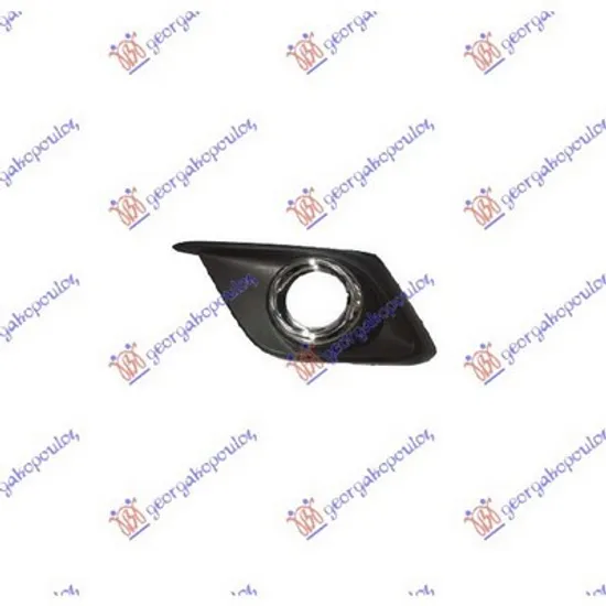 Grila Bara MAZDA 3 BM 2013-> Grila bara fata (cu gaura proiector) si ornament cromat stanga Perioada 2014 2015 2016 2017 2018