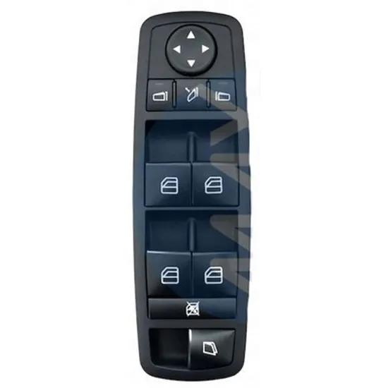 Buton oglinda MERCEDES M-CLASS W164 2005->2011 Panou butoane oglinzi fata cu rabatare electrica (negru) (cu deschidere electrica luneta) (3pin) STANGA Perioada 2005 2006 2007 2008 2009 2010 2011