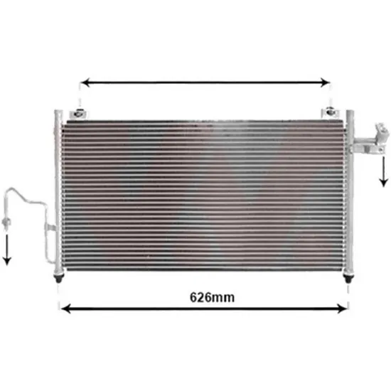 Radiator aer conditionat CITROEN BERLINGO B9 2008-> pentru Electric, perioada 2013 2014 2015 2016 2017 2018 2019