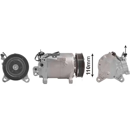 Compresor aer conditionat BMW 2 Gran Tourer F46 2014-> 216 i 75KW 102CP , pentru motor B38 A15 A perioada 2014 2015 2016 2017 2018
