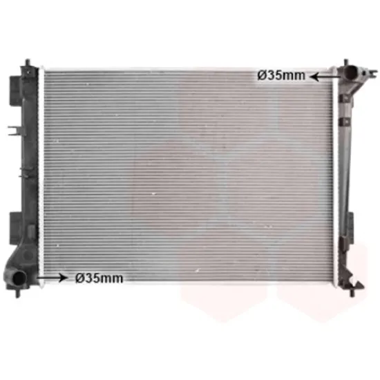 Radiator apa HYUNDAI TUCSON 3 2015->2020 pentru 1.6 GDi, perioada 2015 2016 2017 2018 2019 2020