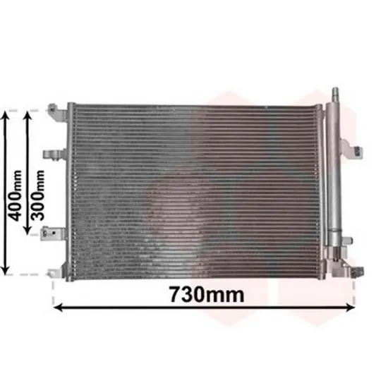 Radiator Aer Conditionat VOLVO S60 1 2000->2010 Radiator aer conditionat benzina/ diesel 59,5x43 Perioada 2000 2001 2002 2003 2004 2005 2006 2007 2008 2009