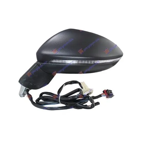 Oglinda VW GOLF 7 SPORTSVAN 2014-> Oglinda exterioara electrica cu incalzire pentru vopsit cu semnal stanga 2014->2018 Perioada 2014 2015 2016 2017 2018