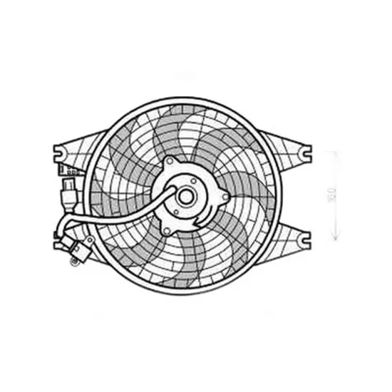 Ventilator Motor KIA SORENTO 1 2002->2009 Electroventilator benzina/diesel, 2002->2010 Perioada 2002 2003 2004 2005 2006 2007 2008 2009