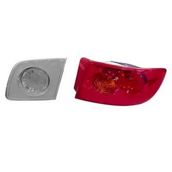 Stop Spate MAZDA 3 BK 2003->2009 Lampa spate dreapta, exterioara, ptr Sedan (4 usi), rosu Perioada 2000 2001 2002 2003 2004 2005 2006 2007 2008 2009