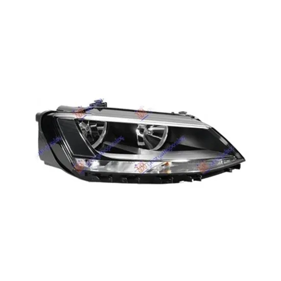Faruri VW JETTA 6 2010-> Far reglaj electric HELLA dreapta Perioada 2010 2011 2012 2013 2014