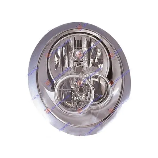 Faruri MINI MINI COOPER R50, R53 2001->2006 Far reglaj electric 2004-> (si CABRIO) (E) (TYC) stanga Perioada 2004 2005 2006
