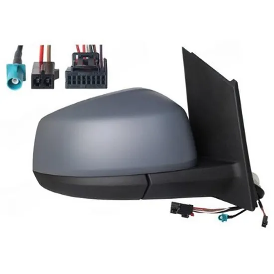 Oglinda VW CADDY 5 2020-> Oglinda exterioara electrica cu incalzire cu rabatare electrica pentru vopsit (cu senzor banda) cu antena (10pin) DREAPTA Perioada 2020 2021 2022 2023 2024 2025