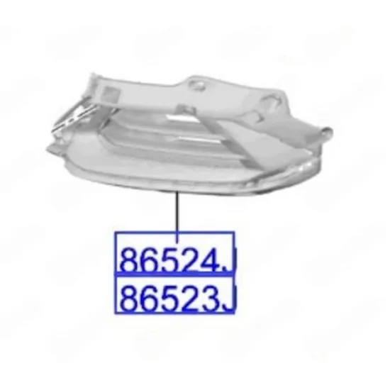 Grila Bara KIA SPORTAGE 5 2021-> Grila Bara fata lateral (cu gauri proiector) (O) STANGA Perioada 2022 2023 2024 2025