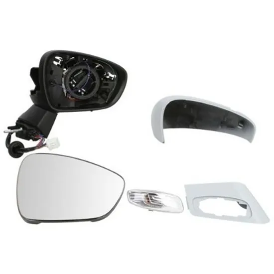 Oglinda DS DS 4 CROSSBACK 2015->2018 Oglinda exterioara electrica cu incalzire cu rabatare electrica (cu memorie) pentru vopsit (cu semnal si lampa podea DREAPTA Perioada 2015 2016 2017 2018