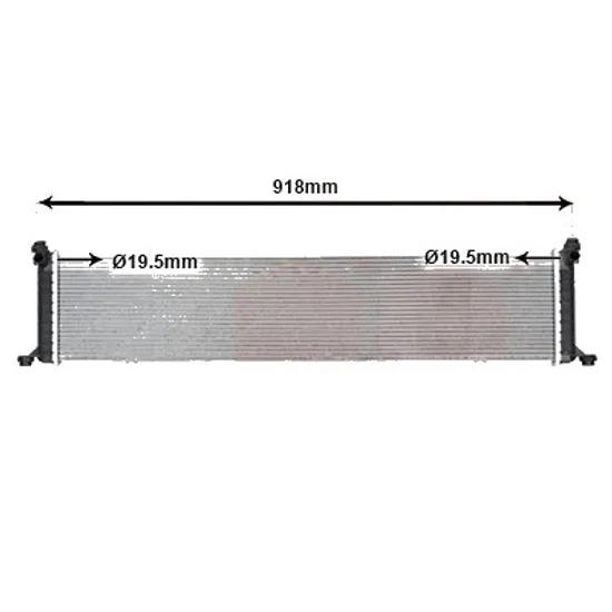 Radiator apa TESLA MODEL S 2012-> 85D AWD 279KW 379CP , pentru motor L2S perioada 2014 2015 2016