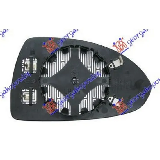 Sticla Oglinda OPEL CORSA D 2006->2014 Geam oglinda exterioara stanga, cu incalzire, cu suport Perioada 2006 2007 2008 2009 2010 2011 2012 2013 2014
