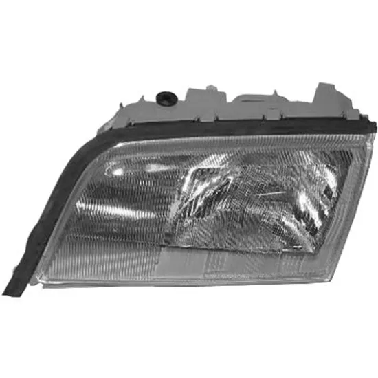 Far stanga MERCEDES C-CLASS W202 1993->2000 perioada 1993 1994 1995 1996 1997 1998 1999 2000 pana la an de fabricatie 09/1996, fara motor reglaj, cu reglaj, cu bec H1/H1/H3