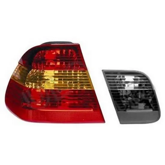 Stop Spate BMW 3 E46 1997->2005 Lampa spate stanga exterioara, rosu/galben, ptr Sedan (E46 Sedan/Break 10.01-11.05) Perioada 2001 2002 2003 2004 2005