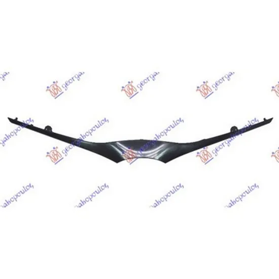 Ornament Grila TOYOTA YARIS 2010-> Bandou grila radiator superior (negru POLISHED) 2014->2017 Perioada 2014 2015 2016 2017