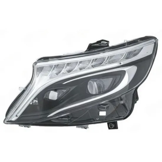 Faruri MERCEDES VITO W447 2014-> Far FULL LED adaptiv negru (HELLA) STANGA Perioada 2020 2021 2022 2023 2024 2025