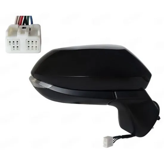 Oglinda TOYOTA YARIS CROSS 2020-> Oglinda exterioara electrica cu incalzire cu rabatare electrica pentru vopsit (cu semnal LED (8 PIN) DREAPTA Perioada 2021 2022 2023 2024 2025