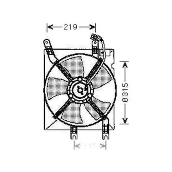 Ventilator Motor CHEVROLET LACETTI J200 2005-> Electroventilator aer conditionat complet benzina 2003->, Perioada 2005 2006 2007 2008 2009 2010 2011 2012