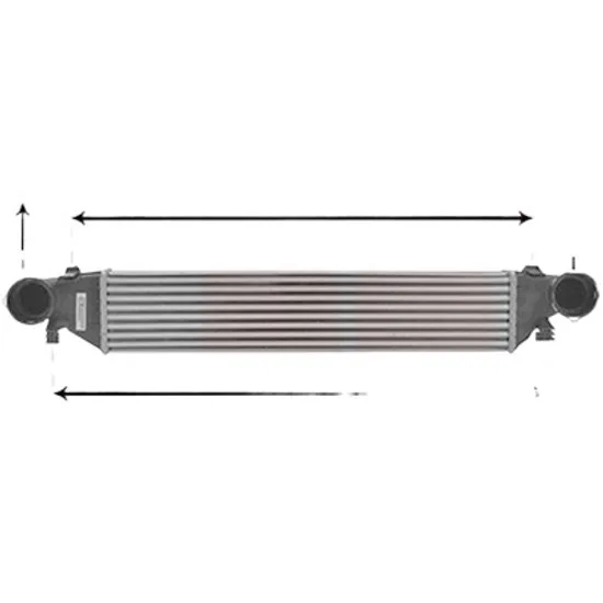Intercooler MERCEDES CLK C209 2002->2009 pentru 200 CGI , perioada 2003 2004 2005 2006 2007 2008 2009