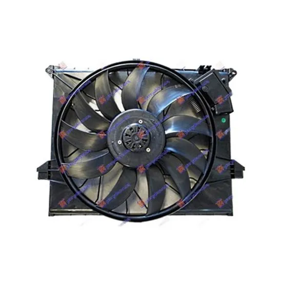 Ventilator Motor MERCEDES GL-CLASS X164 2006->2012 Electroventilator racire complet benzina-diesel (530mm) (850W) Perioada 2006 2007 2008 2009 2010 2011 2012