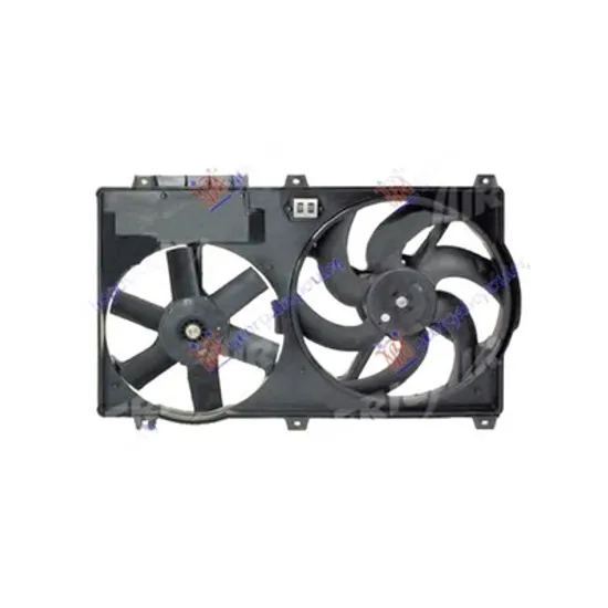 Ventilator Motor PEUGEOT BOXER 244 2001->2009 Electroventilator complet dublu cu aer conditionat diesel /benzina Perioada 2002 2003 2004 2005 2006