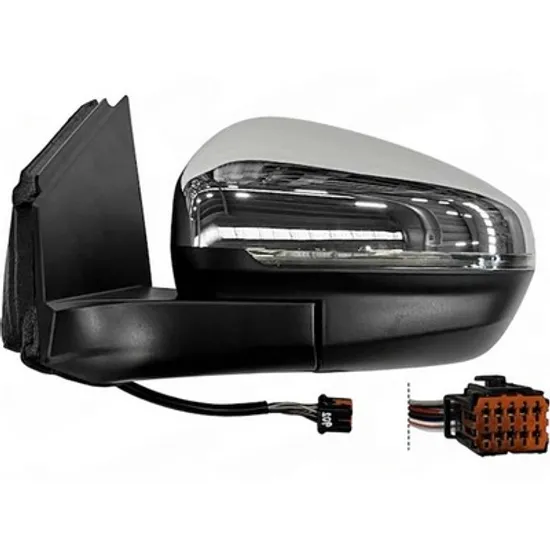 Oglinda PEUGEOT 5008 2 2016-> Oglinda exterioara electrica cu incalzire cromata (cu semnal) (6PIN) STANGA Perioada 2016 2017 2018 2019 2020