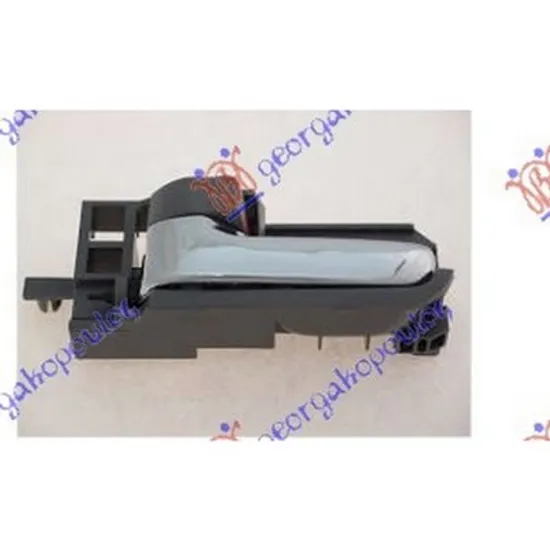 Maner Usa TOYOTA HILUX 7 2004->2015 Maner usa fata/spate interior cromat/gri stanga Perioada 2005 2006 2007 2008 2009 2010 2011 2012 2013 2014