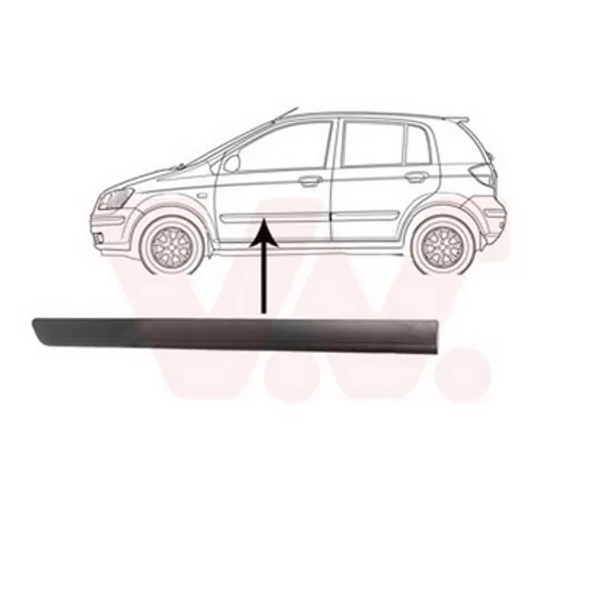 Bandou Usa HYUNDAI GETZ 2001->2010 Bandou usa fata stanga pt 5 usi (10.05-) Perioada 2006 2007 2008 2009 2010
