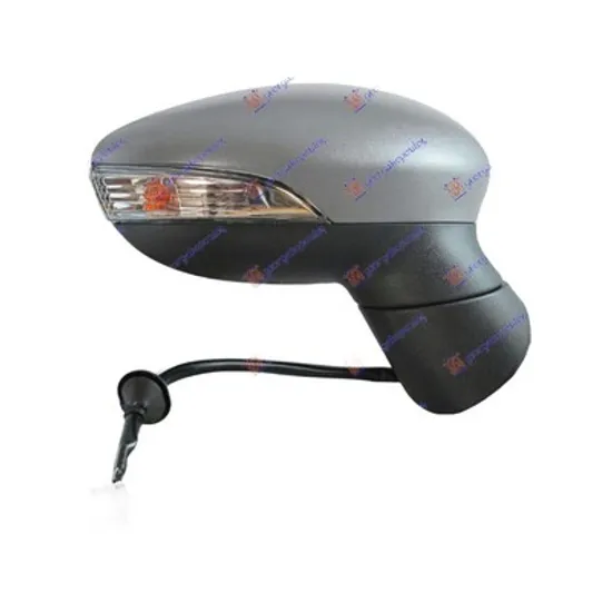 Oglinda FORD FIESTA 5 JH 2008->2017 Oglinda exterioara electrica cu incalzire rabatabila electrica pentru vopsit cu semnal dreapta Perioada 2013 2014 2015 2016 2017