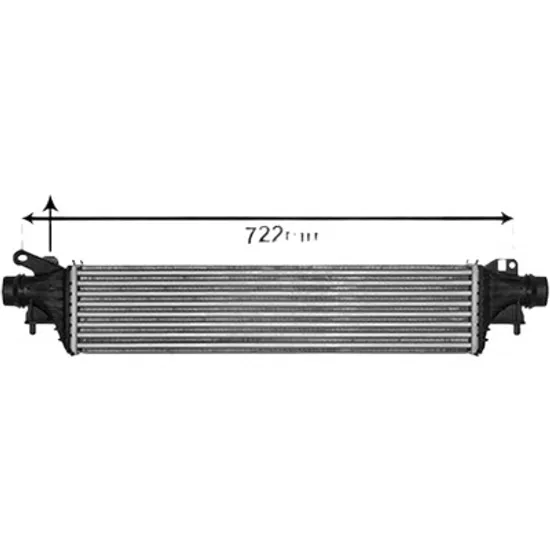 Intercooler OPEL ADAM 2012->2019 pentru 1.4 LPG, perioada 2013 2014 2015 2016 2017 2018