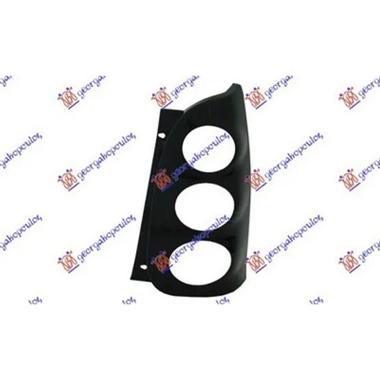 Ornament lampa spate SMART FORTWO cupe 450 2004->2007 Ornament lampa spate dreapta, negru Perioada 1998 1999 2000 2001 2002 2003 2004 2005 2006 2007