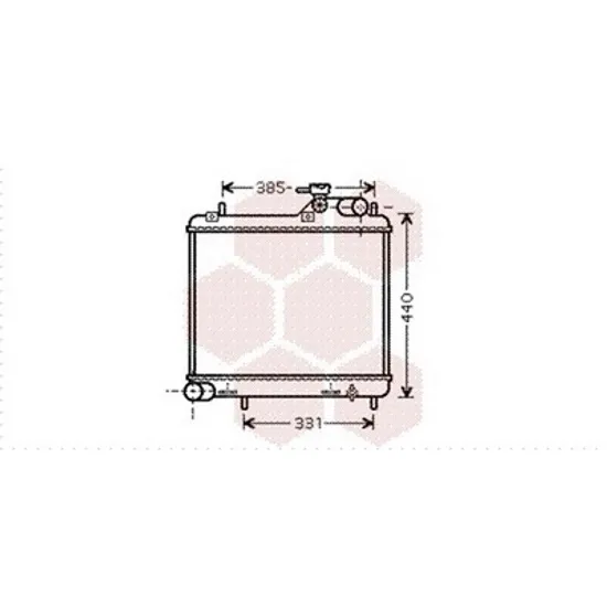 Radiator Motor HYUNDAI ACCENT 2 LC 1999->2005 Radiator apa pentru 1,5 CRDi (36x47,6) Perioada 2000 2001 2002 2003 2004 2005