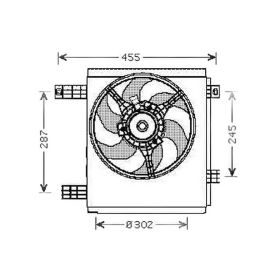 Ventilator Motor SMART FORTWO cupe 450 2004->2007 Electroventilator complet diesel /benzina, Perioada 1998 1999 2000 2001 2002 2003 2004 2005 2006 2007