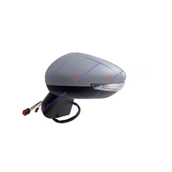 Oglinda CITROEN C3 AIRCROSS 2 2017-> Oglinda exterioara electrica cu incalzire cu rabatare electrica pentru vopsit (cu semnal & lampa de podea & senzor de banda) 12 PIN stanga Perioada 2017 2018 2019 2020 2021 2022 2023