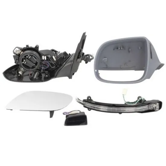 Oglinda AUDI Q5 8RB 2008->2017 Oglinda exterioara electrica cu incalzire pentru vopsit cu rabatare electrica(cu semnal si lampa podea si cu memorie) (17Pin) STANGA Perioada 2008 2009 2010 2011 2012