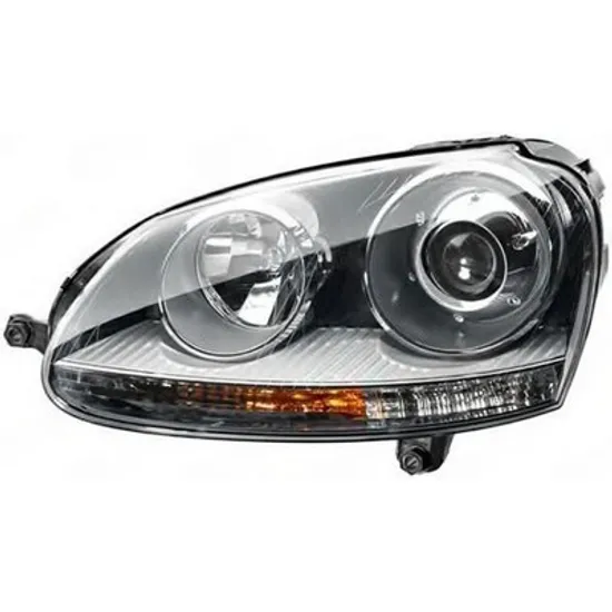Faruri VW JETTA 5 2005->2010 Far XENON (negru) GTi (MARELLI) STANGA Perioada 2005 2006 2007 2008 2009 2010